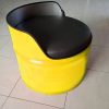 Fauteuil bidon recyclé club Jaune