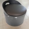 Fauteuil bidon recyclé design Gris