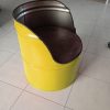 Fauteuil bidon recyclé dossier Jaune